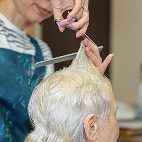 resident-getting-a-haircut