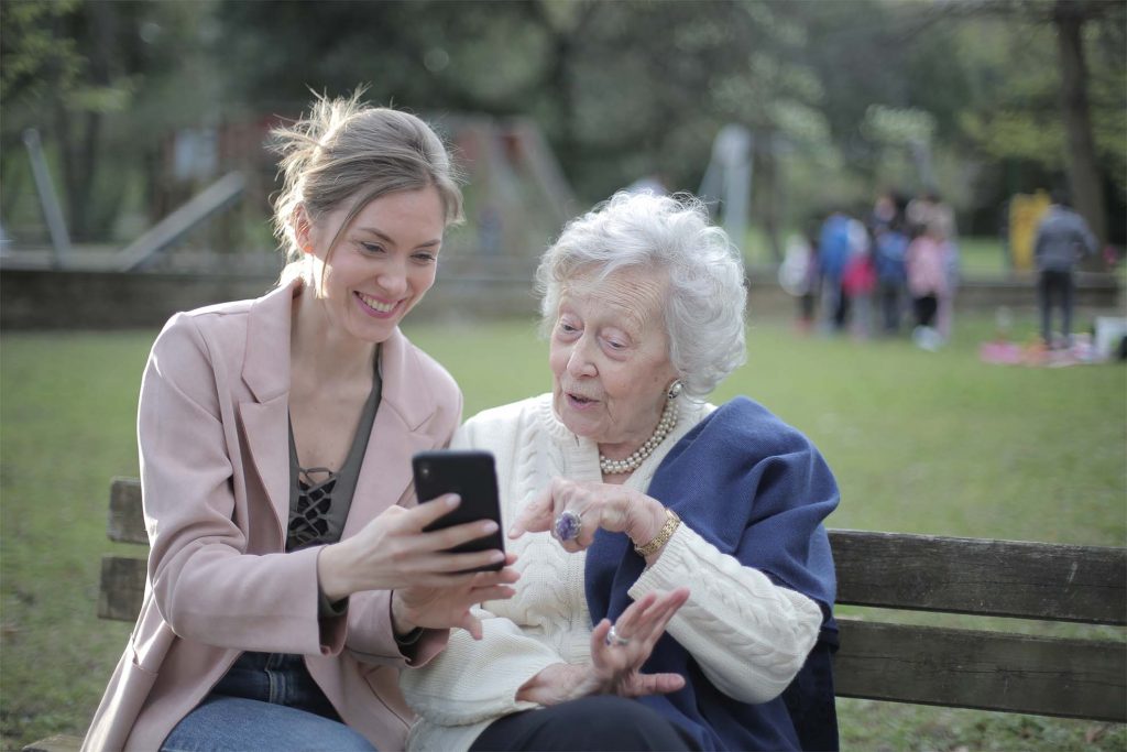 resident with loved one