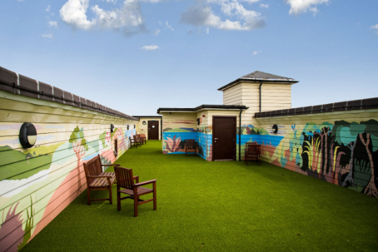 Roof terrace